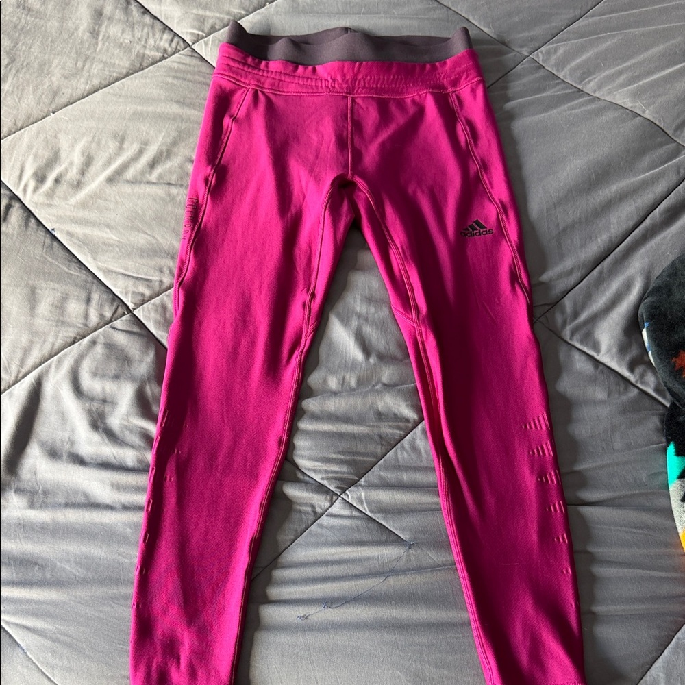 Adidas women Fuchsia Leggings